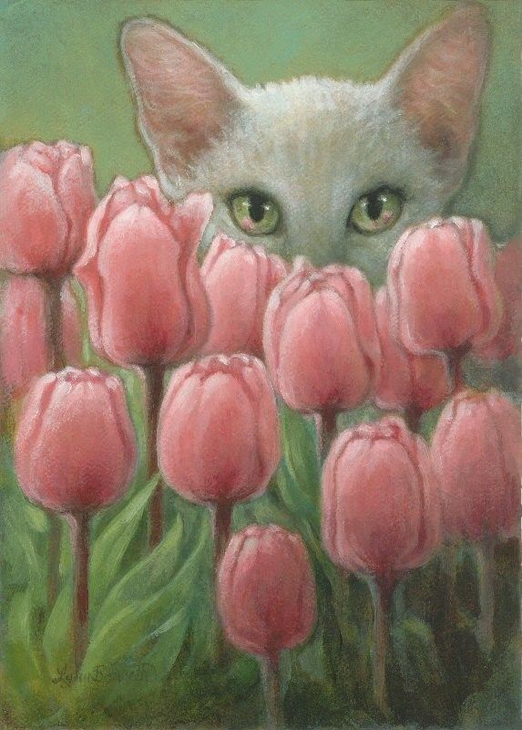 CHATS-LB-BEYIND THE TULIPS
