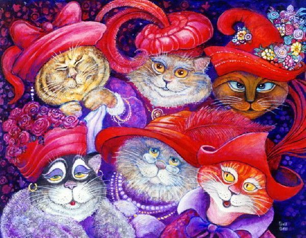 CHATS-BB-RED HAT CATS
